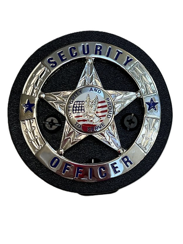 Security Officer Badge and Holster